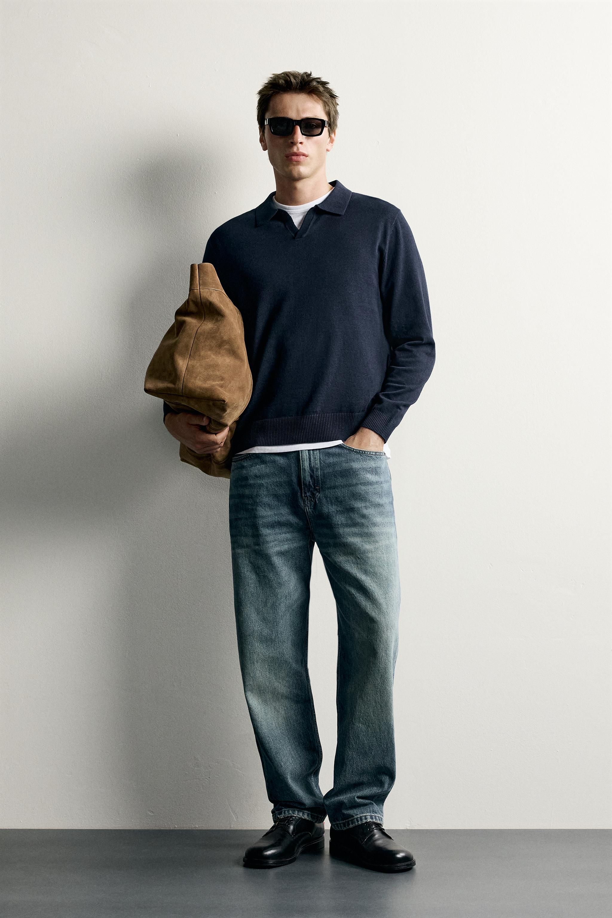POLO EN MAILLE REGULAR FIT COTON - LIN